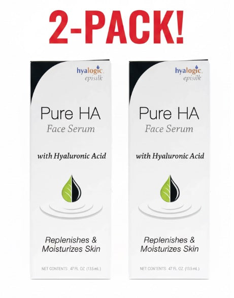 Hyalogic Pure HA Facial Serum unscented 1oz 2Pack! 2 oz Total