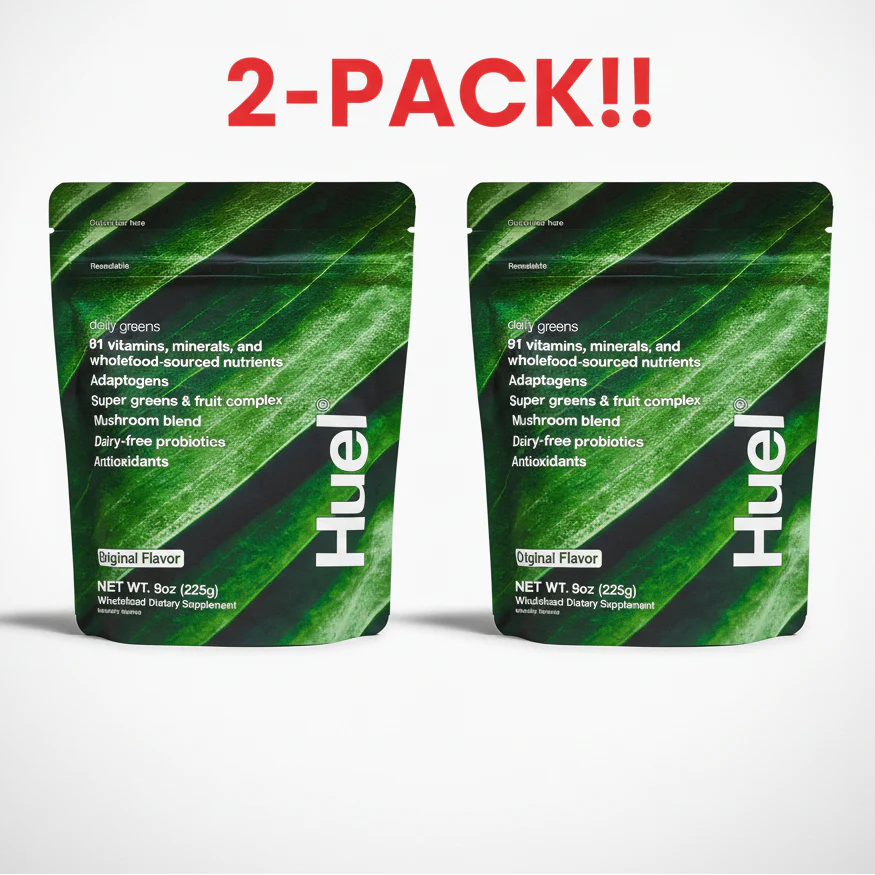 Huel Daily Greens Powder Original  9 oz 2Pack! 18 oz Total