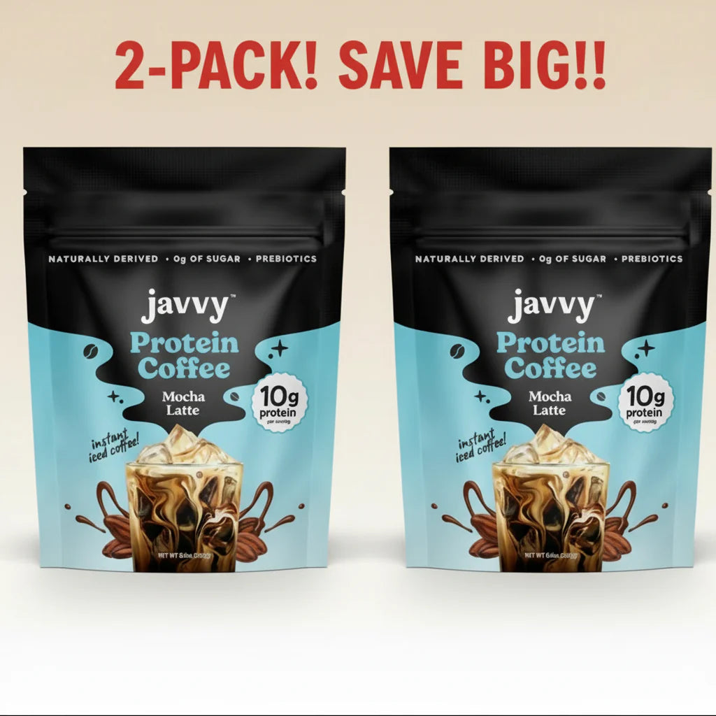 Javvy Protein Coffee French Vanilla 8.9 oz 252 g  2Pack! 17.8 oz Total