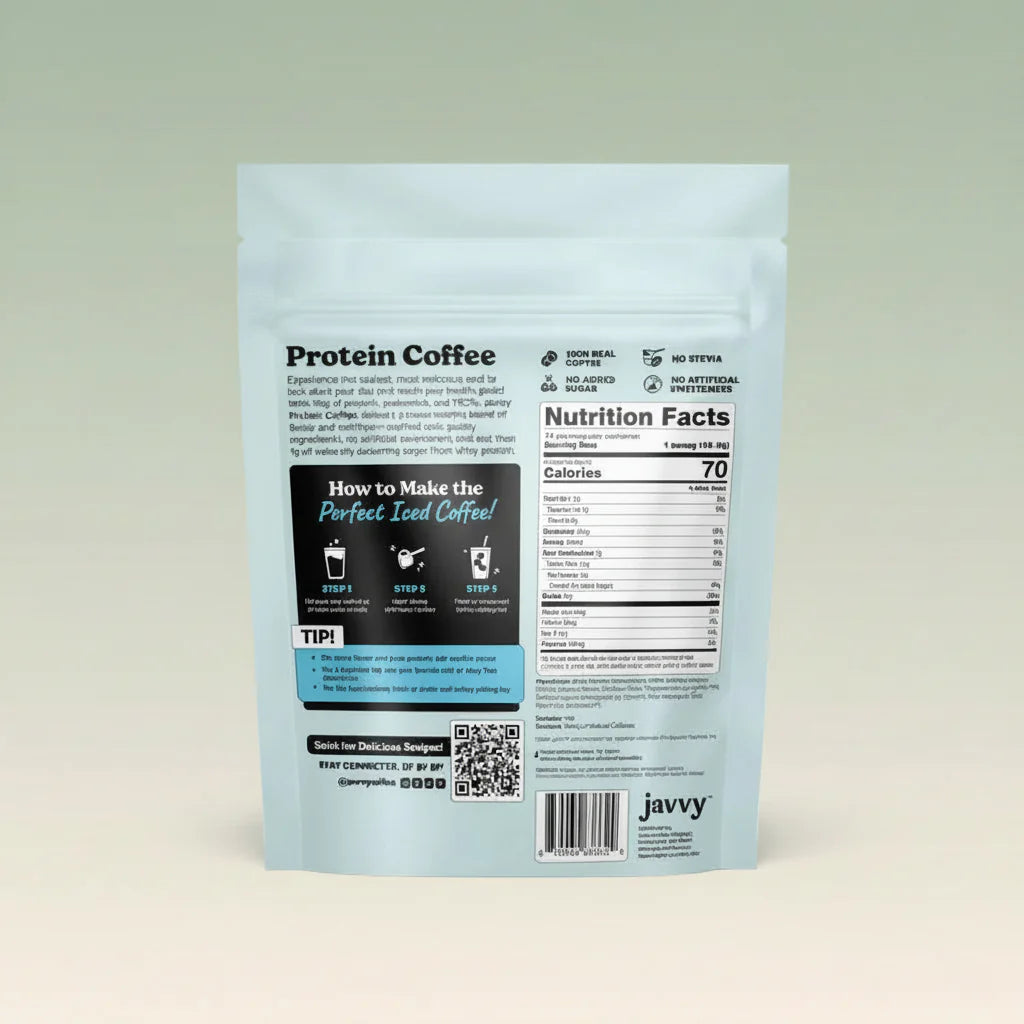 Javvy Protein Coffee French Vanilla 8.9 oz 252 g  2Pack! 17.8 oz Total