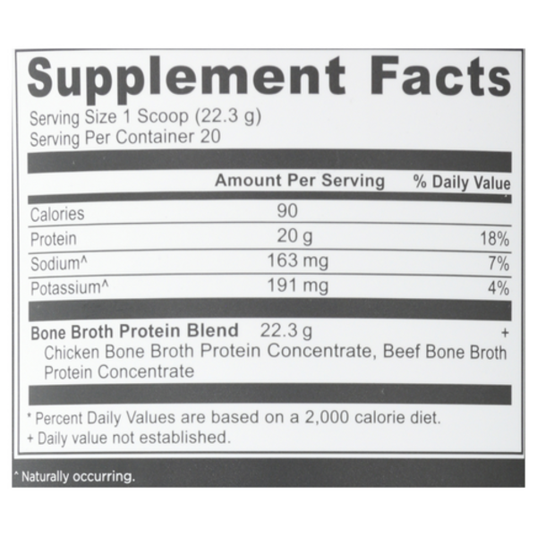 Ancient Nutrition Pure Bone Broth Protein Powder - Unflavored (15.7 oz)