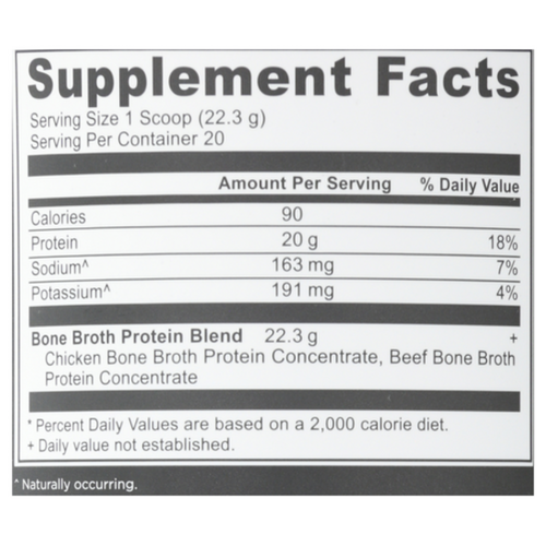 Ancient Nutrition Pure Bone Broth Protein Powder - Unflavored (15.7 oz)