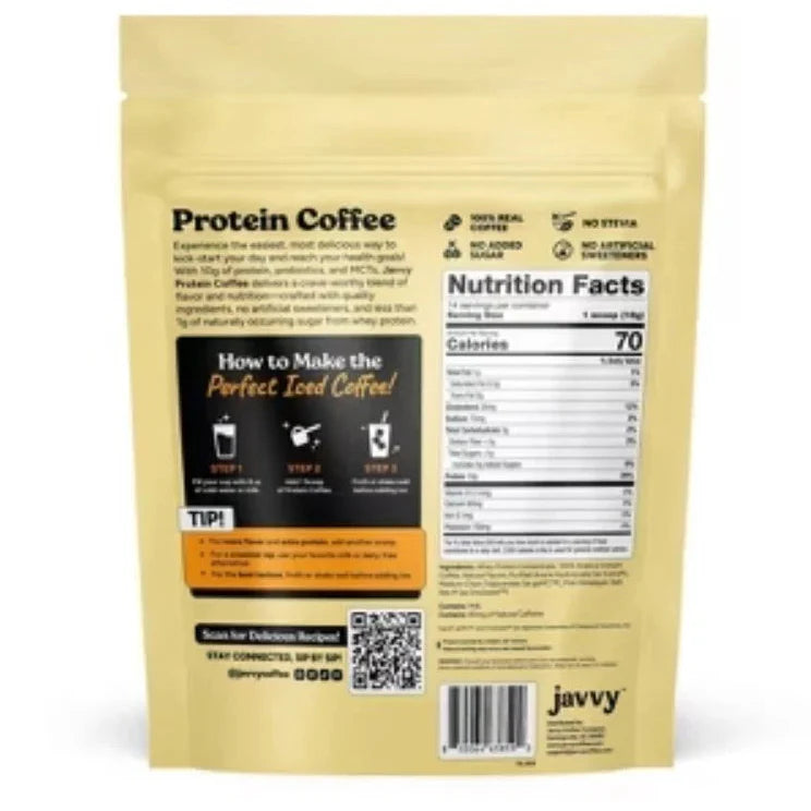 Javvy Protein Coffee Original  8.8 oz 250 g 2Pack! 17.6 oz Total