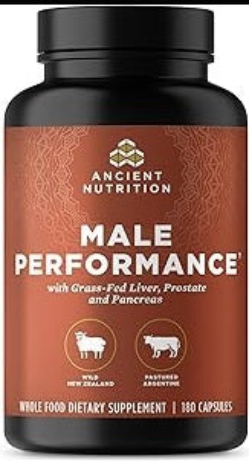 Ancient Nutrition Grass-Fed & Wild Organ Complex for Men – Liver, Prostate & Pancreas Support – 180 Capsules – Plus Available DISCOUNTS!!