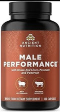 Ancient Nutrition Grass-Fed & Wild Organ Complex for Men – Liver, Prostate & Pancreas Support – 180 Capsules – Plus Available DISCOUNTS!!