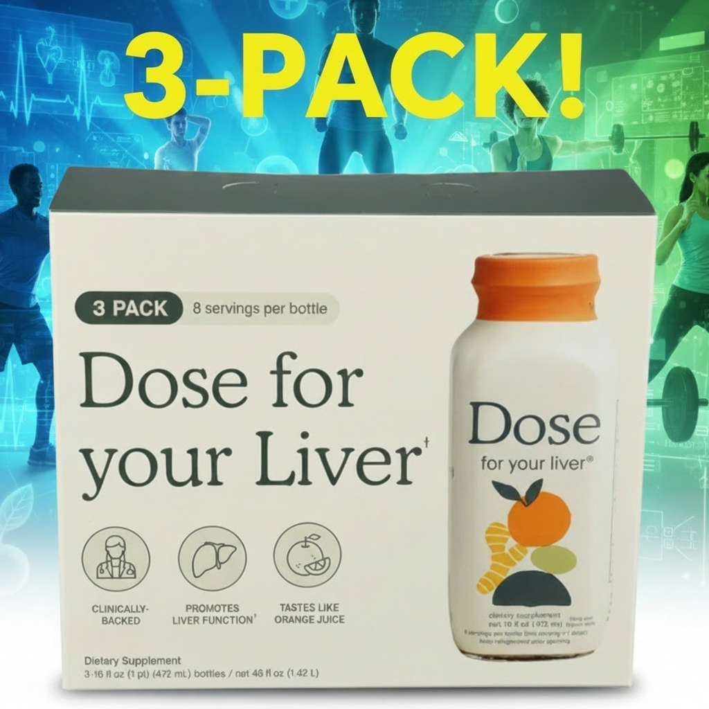 DOSE For your Liver Supplement Shot 16 oz 3Pack! 48oz Total