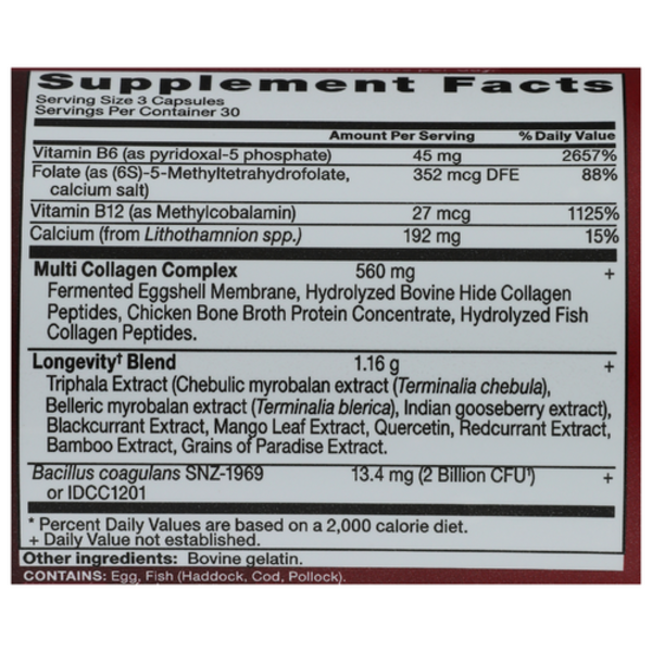 Ancient Nutrition Multi Collagen Advanced Longevity 90 Capsules 2 Pack! 180 Total Capsules