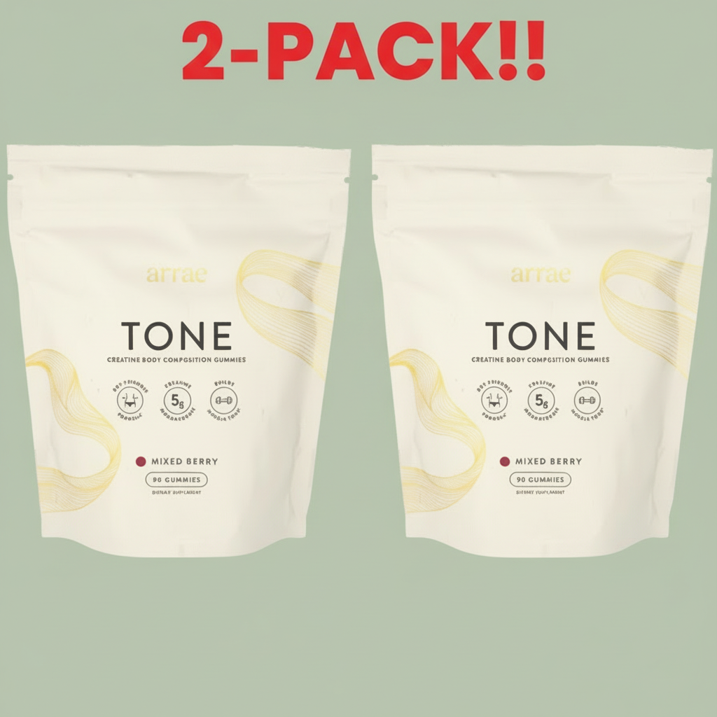Arrae Tone Creatine Gummies (2-Pack) 90 Count Mixed Berry