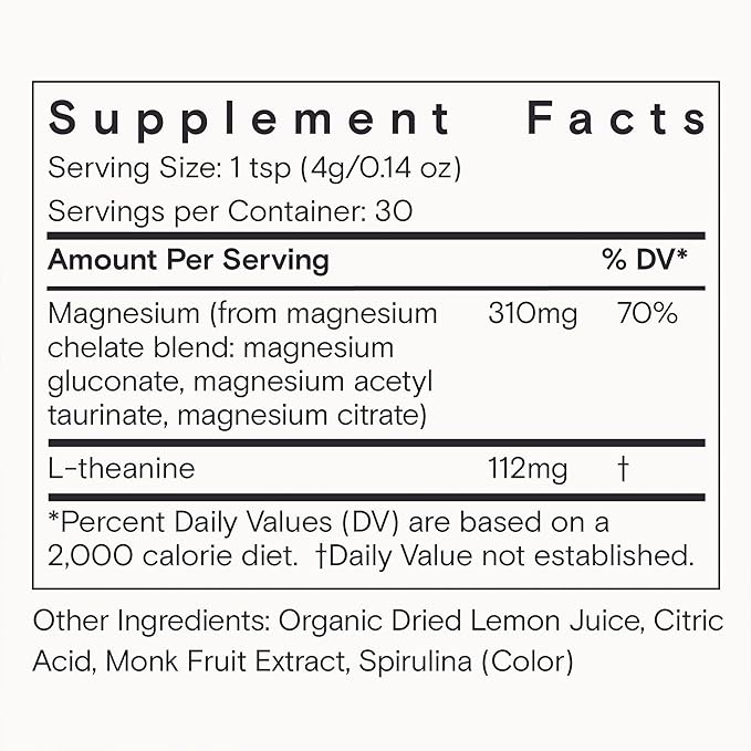 Moon Juice Magnesi-Om, Blue Lemon 4.2oz