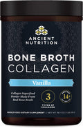 Ancient Nutrition Bone Broth Collagen Powder Vanilla 18.3oz– Hydrolyzed Multi Collagen Peptides for Skin, Nails & Joints (18.3 oz, 30 Servings, Vanilla)