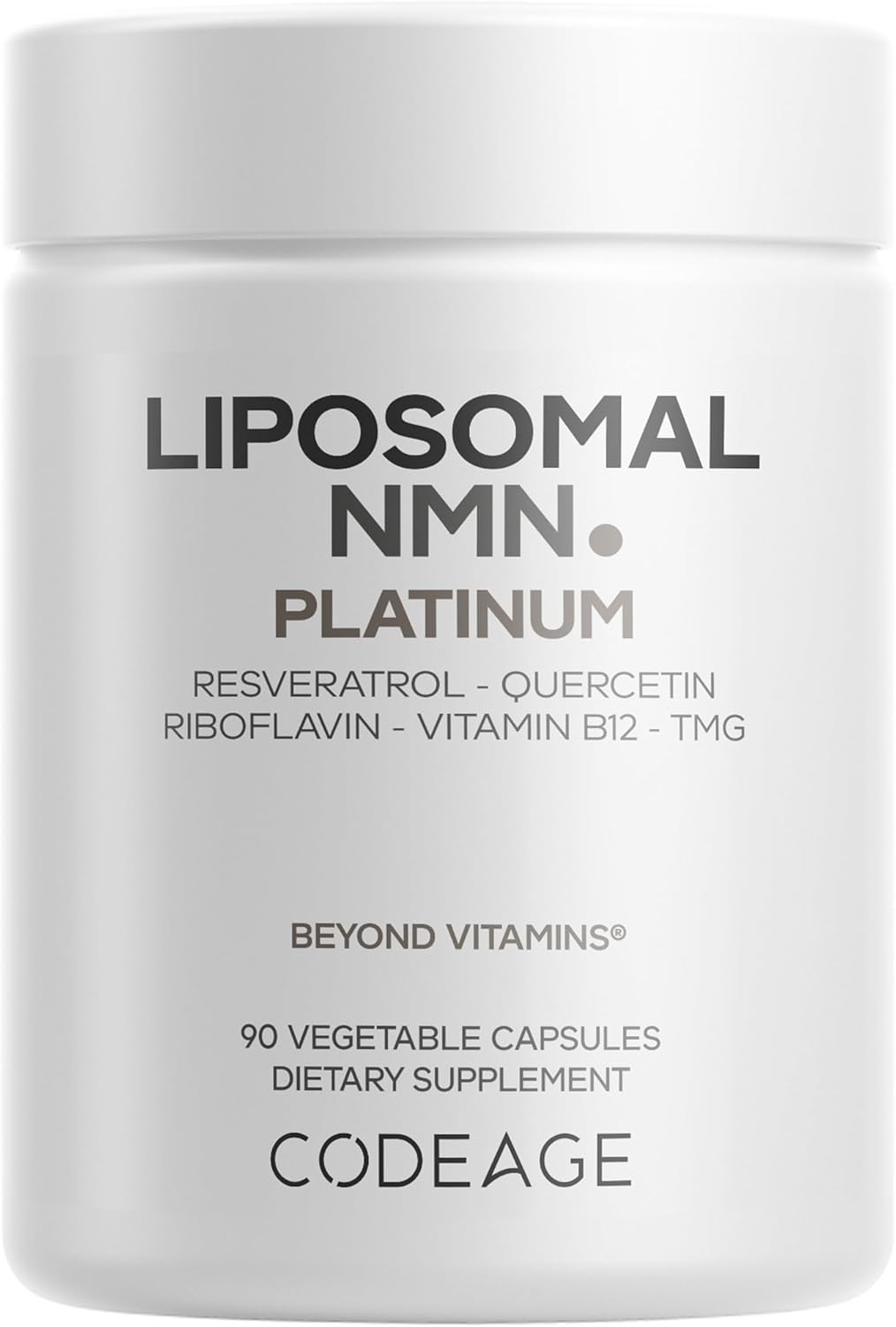 Codeage Liposomal NMN Platinum Suplement Unflavored  90 Capsules