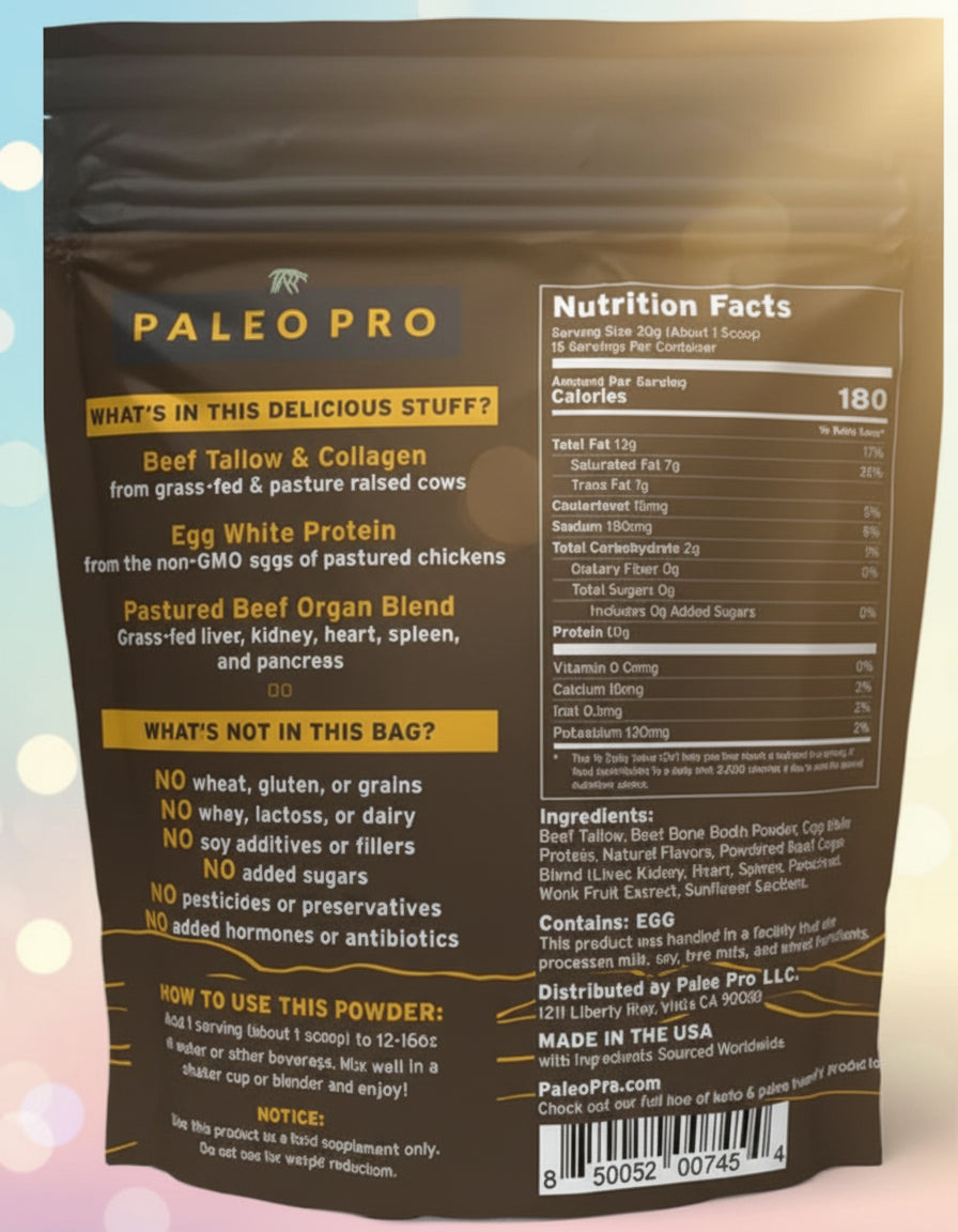Paleo Pro Carnivore Complete Protein Powder – Aztec Vanilla Flavor (1 LB)