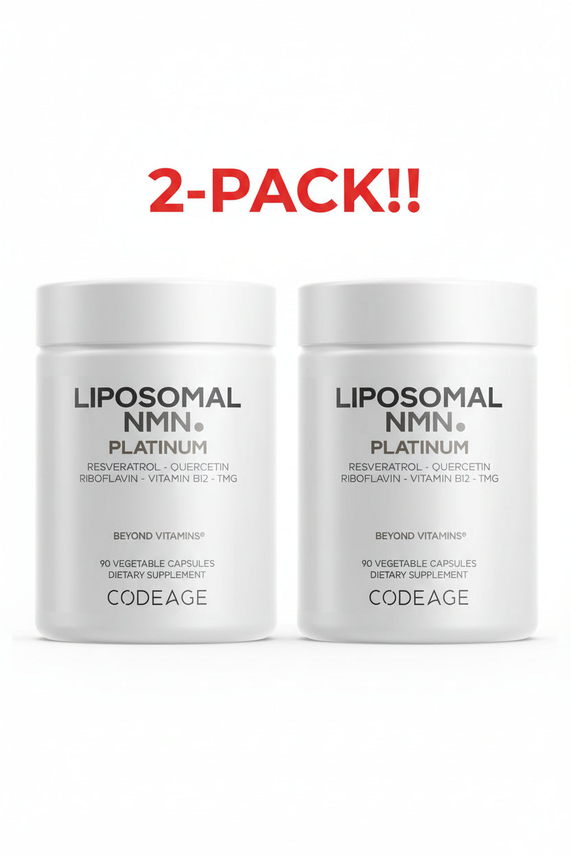 Codeage Liposomal NMN Platinum  Capsules 90ct 2Pack! 180ct Total