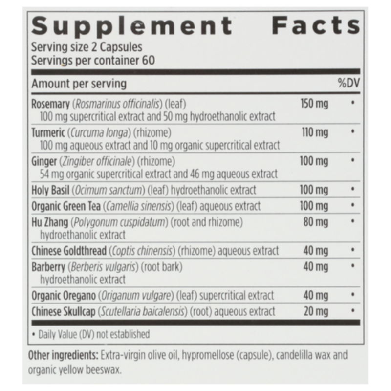 New Chapter Zyflamend Whole Body | Herbal Inflammation Support | 120 Count Capsules