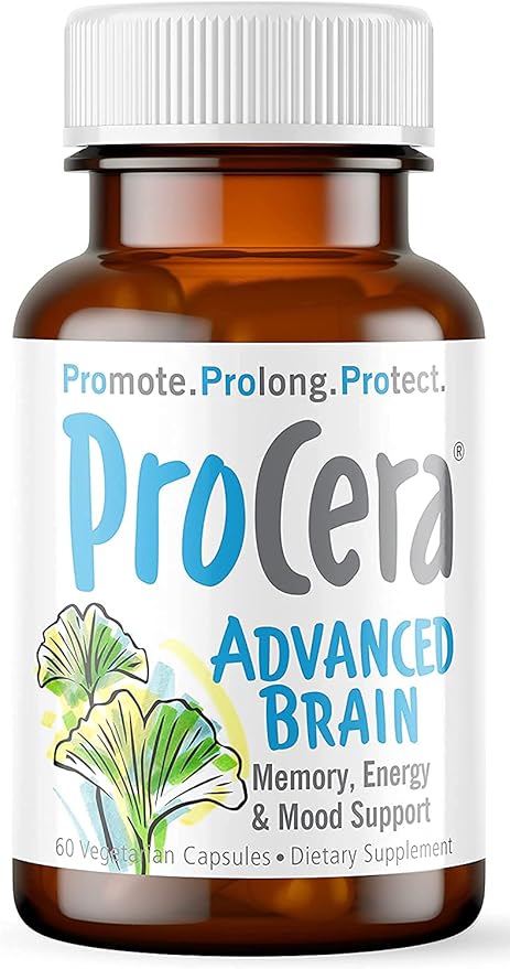 Procera Advanced Brain Supplement (Unflavored), 60 Capsules - Fast-Acting Memory, Focus & Mental Clarity