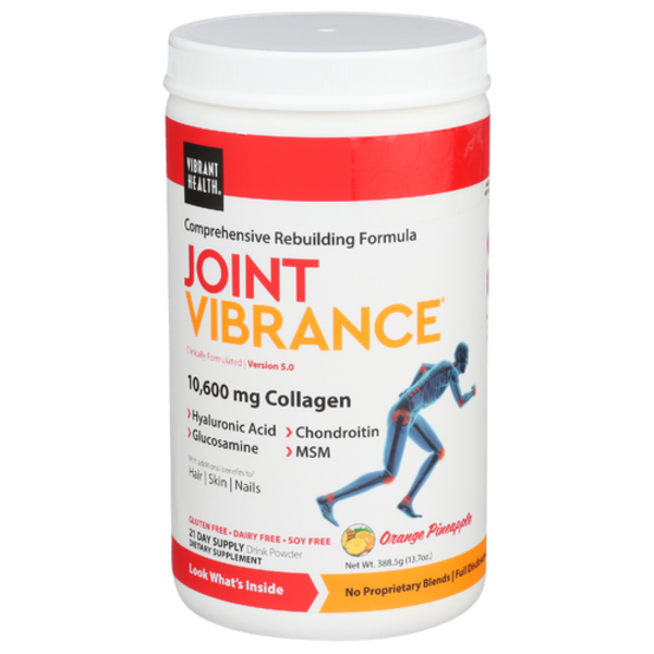 Vibrant Health Joint Vibrance Powder | Ultimate Cartilage & Joint Support Formula | 388.5g (30 Servings)