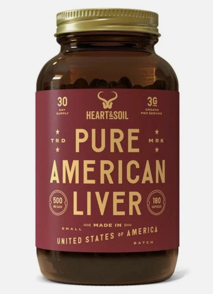 Heart & Soil  Pure  American Liver 180 Capsules