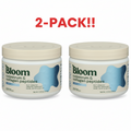 Bloom Colostrum & Collagen Peptides Powder Unflavored 4.16oz Each (2-Pack) 50 Total Servings