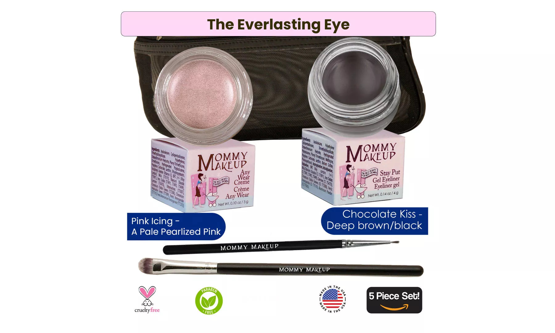 Chocolate Kiss Stay Put Waterproof Gel Eyeliner w/ Micropigments