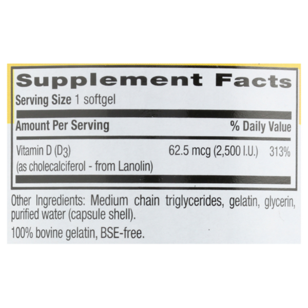 Country Life Vitamin D3 200ct  2Pack!  400 Softgels Total