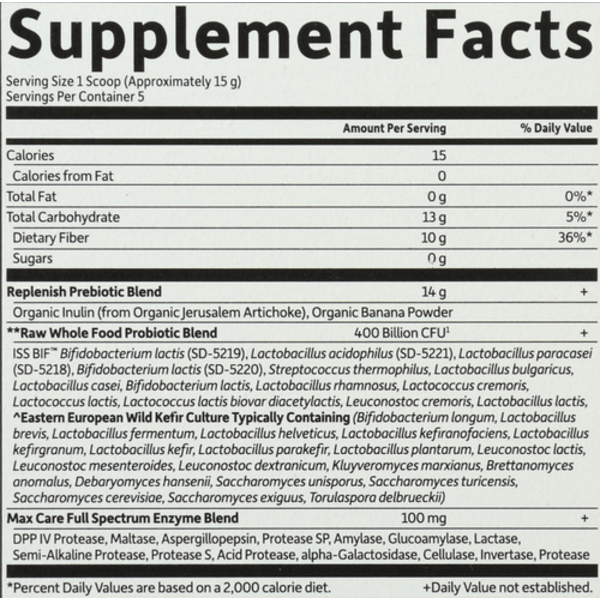 Garden of Life Raw Probiotics 5-Day Max Care 3.29 oz