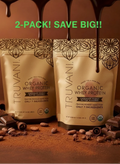 TRUVANI Organic Whey Protein Powder - Chocolate Peanut Butter (2 x 1.43 lbs Bags)