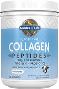 Garden of Life Grass Fed Collagen Peptides Unflavored Powder 19.75 oz 560g