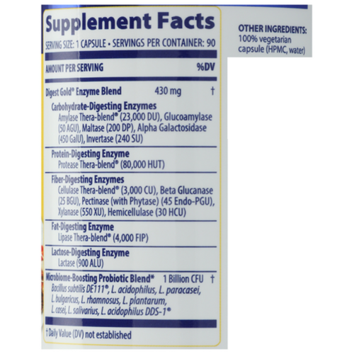 Enzymedica Digest Gold 90 Capsules 2Pack! 180 Capsules Total