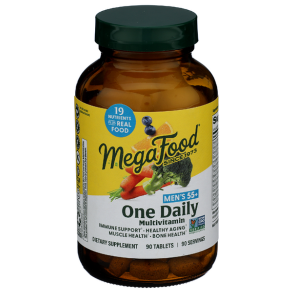 MegaFood Men's 55+ One Daily 90 Tablets