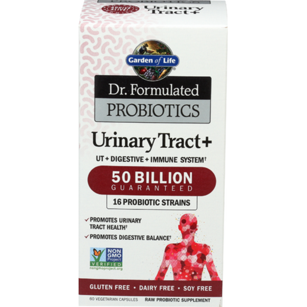 Garden of Life RAW Probiotics Urinary Tract+ 60 Vegetarian Capsules