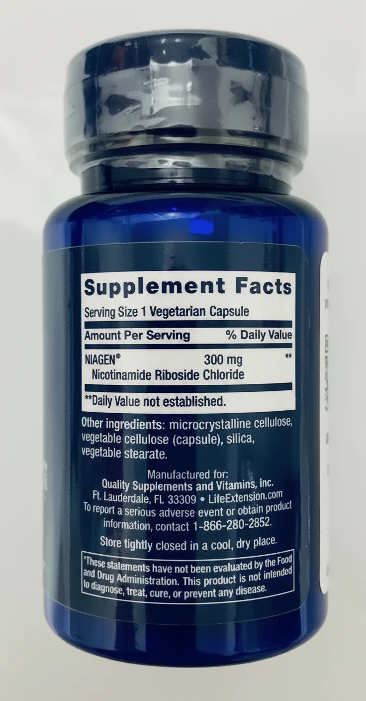 Life Extension NAD+ Cell Regenerator™ 30 Vegetarian Capsules