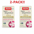 Jarrow Formulas Ultra Fem Dophilus Probiotic Double Pack (2 x 30 Count) - 50 Billion CFU