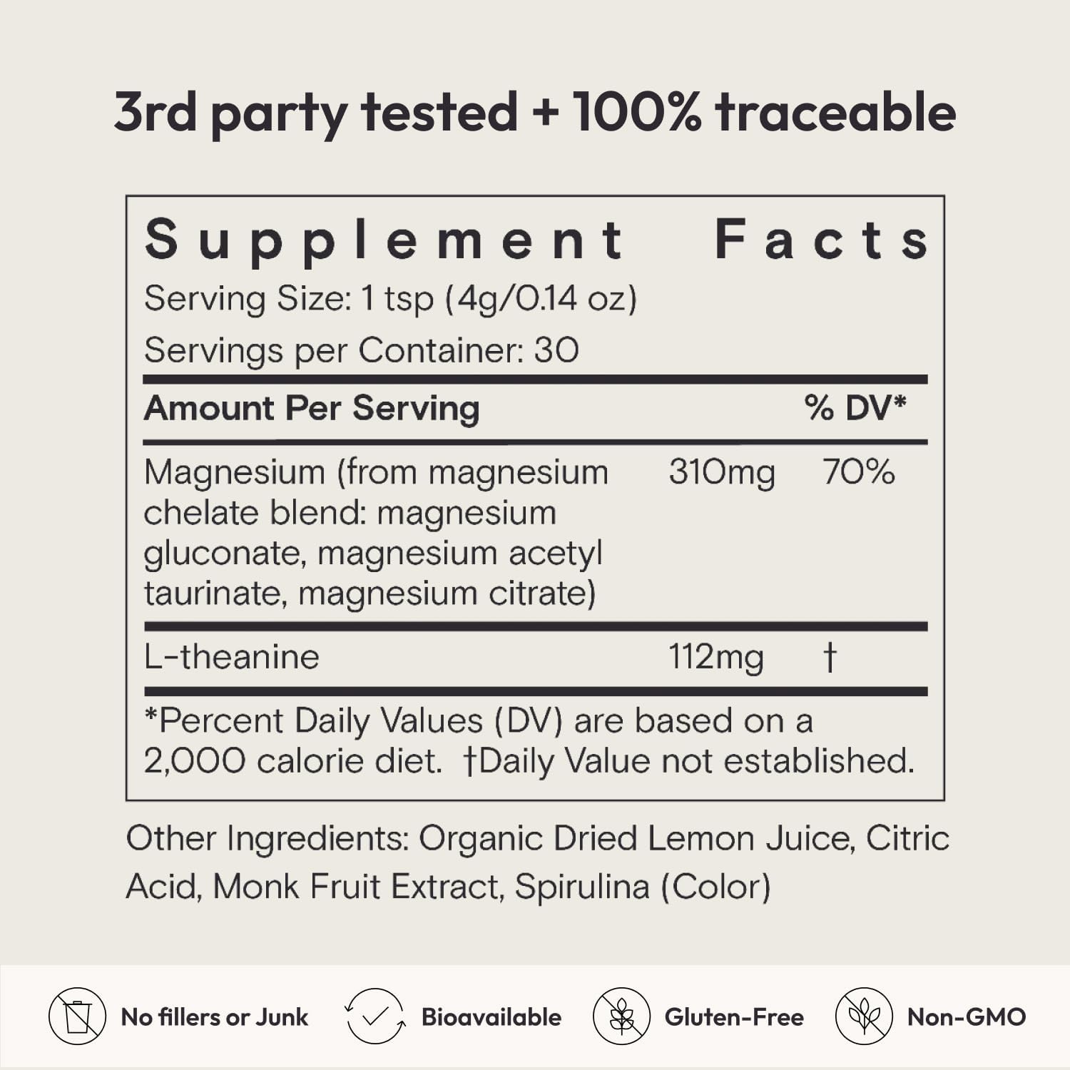 Moon Juice Magnesi-Om, Blue Lemon 4.2oz 2Pack! 8.4 oz Total