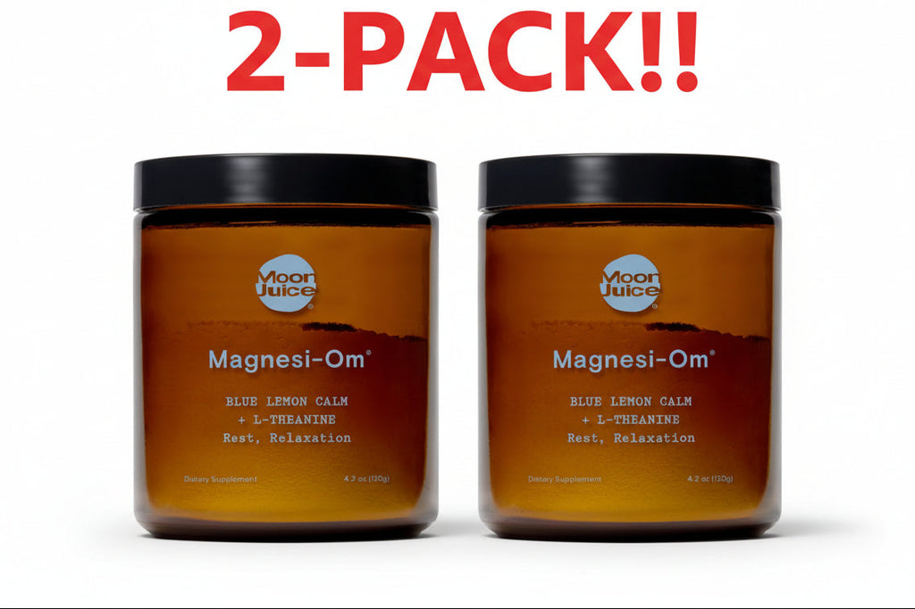 Moon Juice Magnesi-Om, Blue Lemon 4.2oz 2Pack! 8.4 oz Total